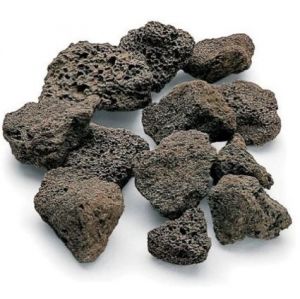 Parrilla de lava, piedra caliente de lava, piedra para asar, piedra de  cocina para parrilla de mesa, 11.8 x 7.9 x 1 pulgada, plato de piedra de  lava